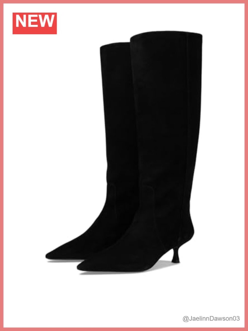 Stuart Weitzman Naomi 50 Suede Mid-Top Pointed Toe Boots